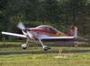 Pouso do Vans RV-6, PT-ZAX, do Comandante Beto Textor.