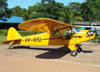 Piper J-3C-65 Cub, PP-RSI, do Aeroclube de Rio Claro. (31/01/2012)