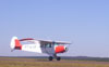 CAP-4 Pulistinha, PT-KYP, do Aero-clube de Campinas, correndo para decolar.