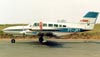 Cessna 402B Businessliner, PT-JRT, da TAM Txi Areo. (20/08/1978) Foto: Wesley Minuano.