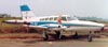 Cessna 402B Businessliner, PT-IUX, da TAM Txi Areo. (26/08/1979) Foto: Wesley Minuano.