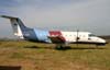Embraer EMB-120ER Brasília, PT-OZM, ex-Exel Air (Holanda) e Aparte Táxi Aéreo, estacionado desde outubro de 2000. (20/06/2008) Foto: Wesley Minuano.
