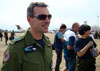 Patrick "Paco" Gobeil, piloto do CF-18 Demonstration Team da RCAF (Força Aérea Real do Canadá). (13/05/2012)