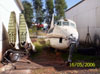 De Havilland Dove, (ex-BATA, Bahia Táxi Aéreo), esperando pela restauração.