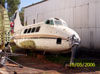 De Havilland Dove, (ex-BATA, Bahia Táxi Aéreo), esperando pela restauração.