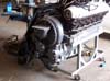 Motor Allison V-1710, utilizado pelos Curtiss P-40. (12/10/2006)