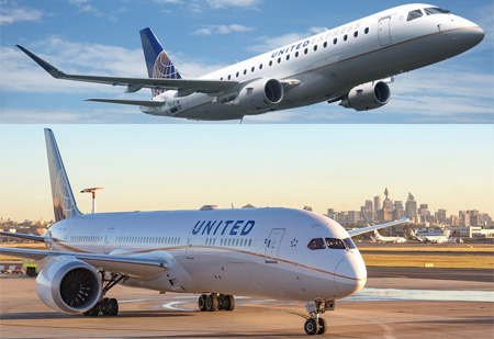 UNITED AIRLINES E EMBRAER